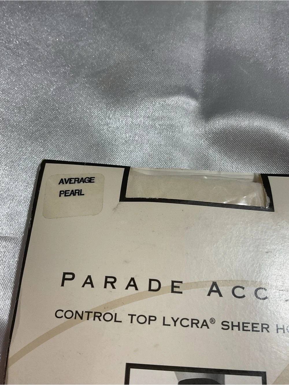 Control Top Sheer Hosiery - Pearl